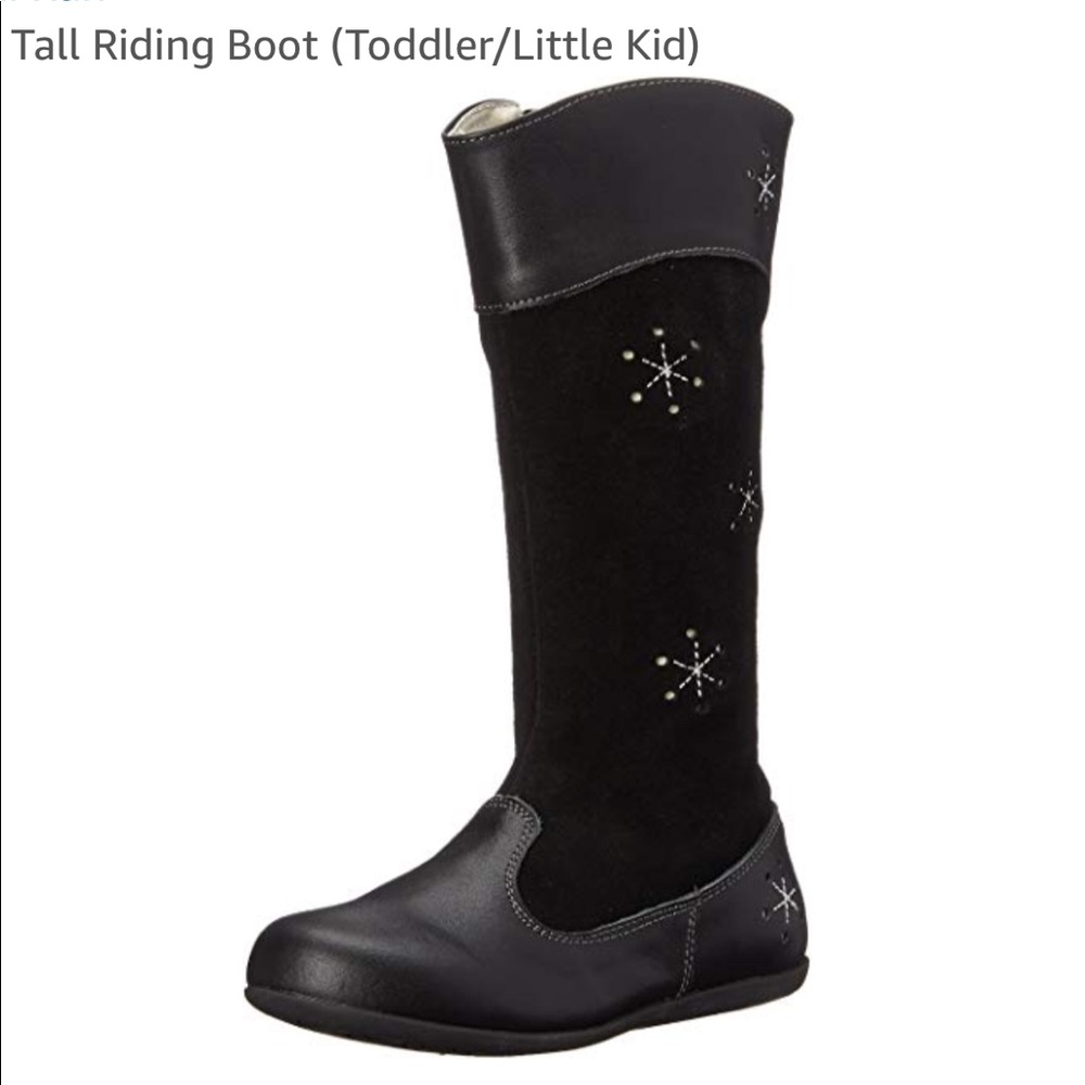 BNIB See Kai Run Toddler Leather Elsa Boots, 9